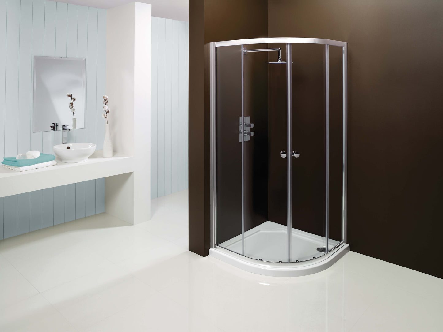 Merlyn Mbox 800mm 2 Door Quadrant Shower Enclosure