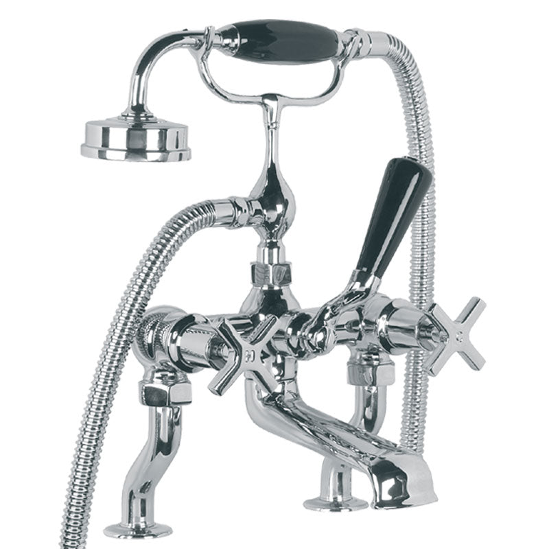 Lefroy Brooks Mackintosh Deck Mounted Bath Tap - Chrome