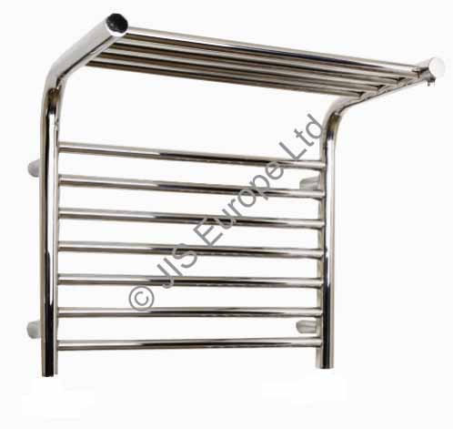 JIS Newhaven 480 x 520mm Stainless Steel Heated Towel Rail