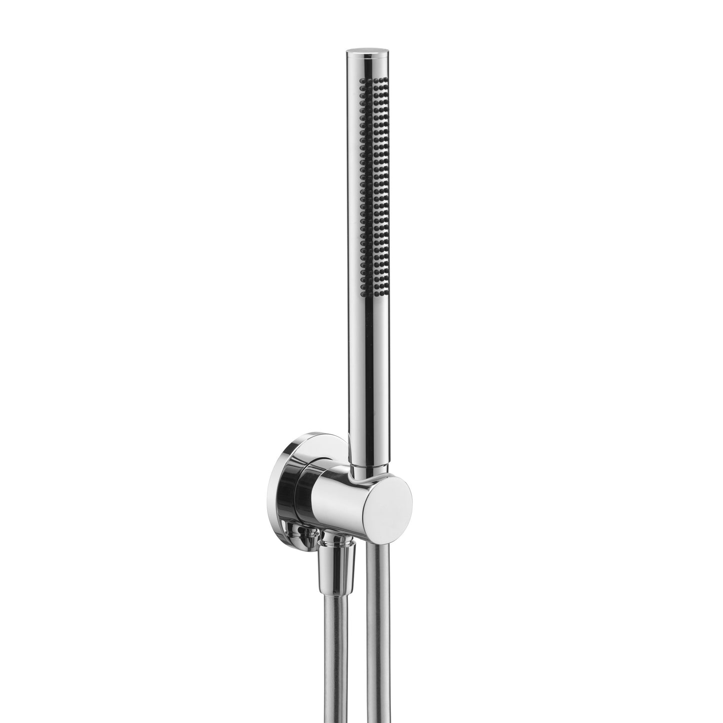 Just Taps Plus Round Water Outlet Hose and Hand Shower Chrome