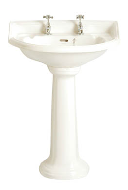 Heritage Dorchester 584 x 470 Basin Medium 3 Tap Hole Only