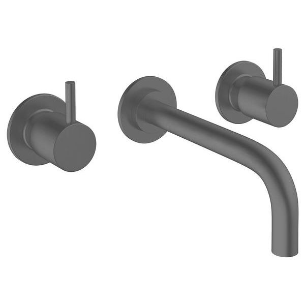 MPRO Slate Wall Mounted Basin Mixer w/ 3 Tap Holes