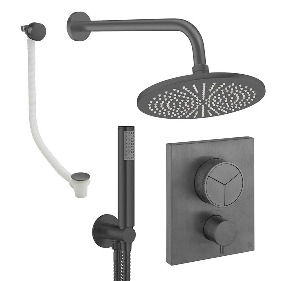 Crosswater Push Shower Set 7