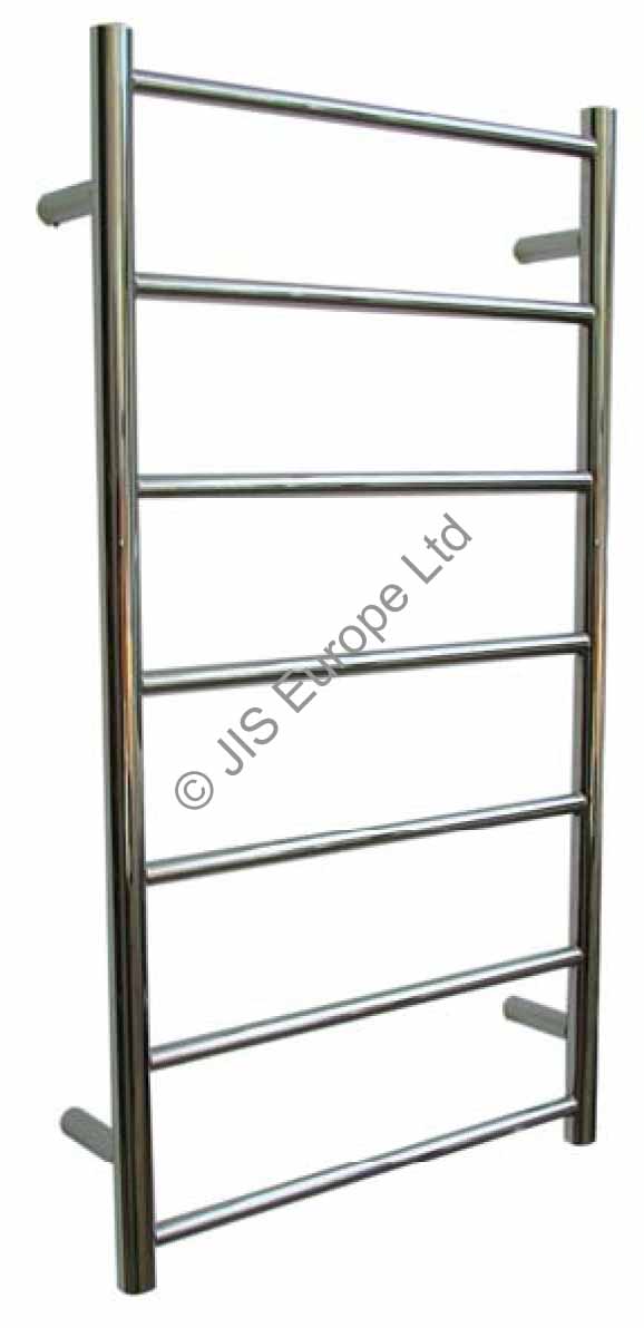 JIS Pevensey 975 x 520mm Stainless Steel Heated Towel Rail
