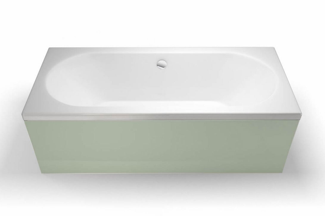 ClearGreen Verde 1800 x 800mm Acrylic Double Ended Bath