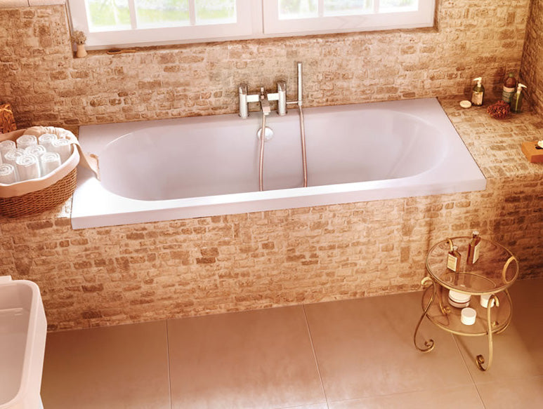 ClearGreen Verde 1800 x 800mm Acrylic Double Ended Bath