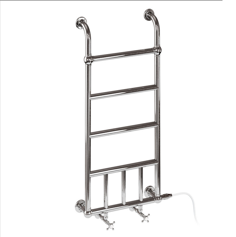 Burlington Chaplin 1140 x 540mm Heated Towel Airer - Chrome