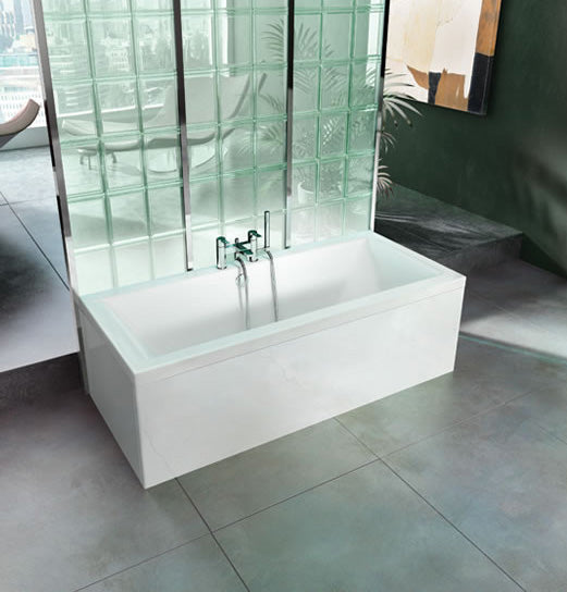 ClearGreen Enviro 1700 x 700mm Acrylic Double Ended Bath