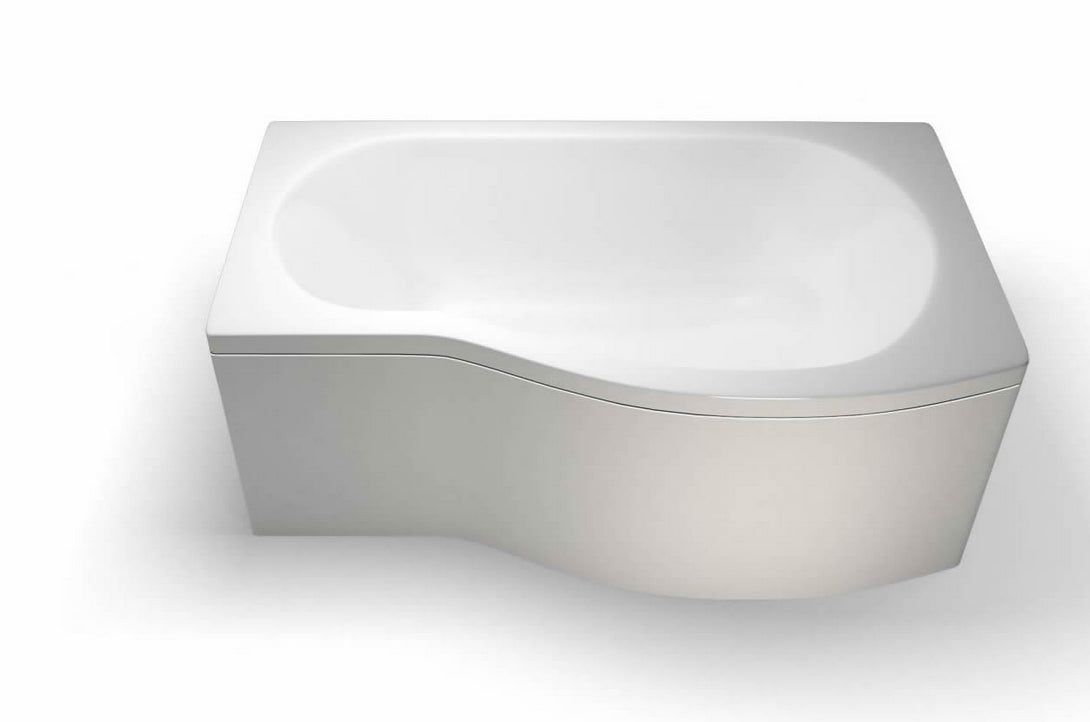 ClearGreen EcoRound 1500 x 800mm Right Handed Acrylic Shower