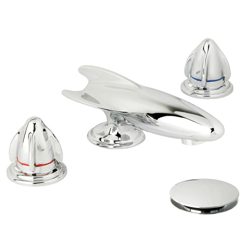 Lefroy Brooks Belle Aire Deck Mounted 3 Hole Basin Mixer (choose finish)