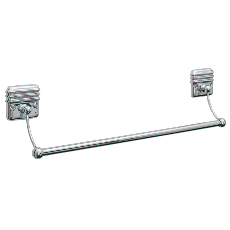 Lefroy Brooks Belle Aire 30" Towel Rail - Antique Gold