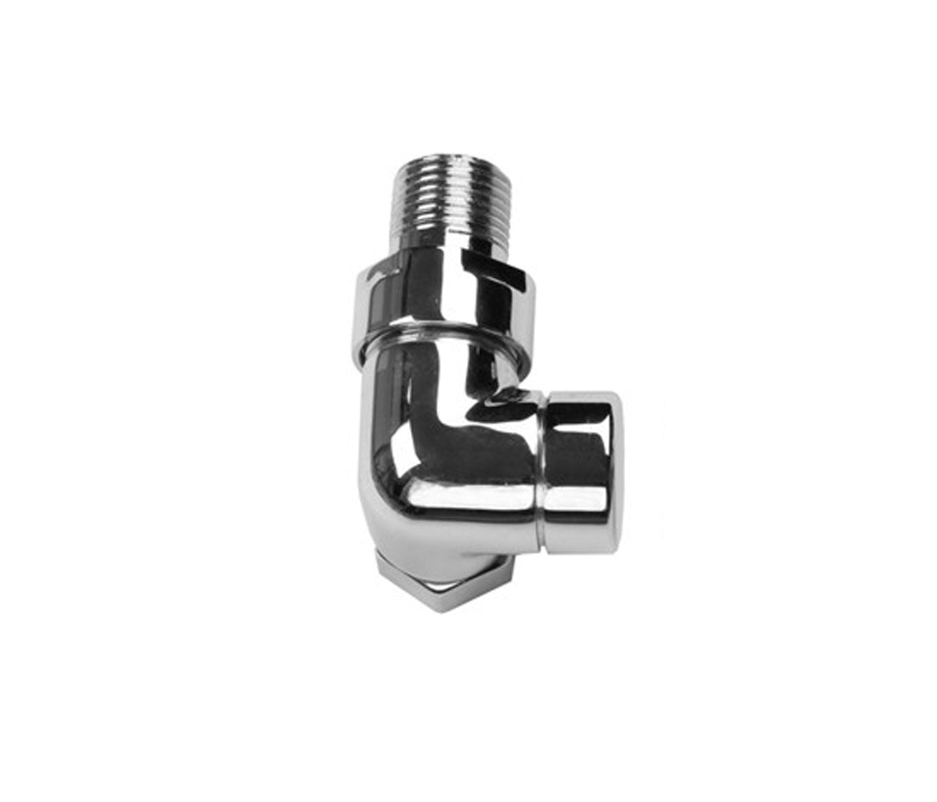 Just Taps Profile Corner Angled Radiator Valves (Pair)