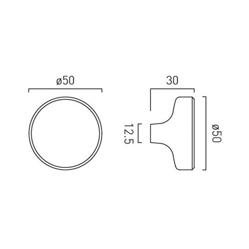 Vado Safari Smooth Knob Handle