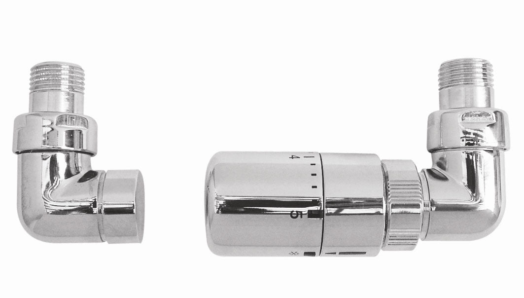 JIS Profile TRV's Thermostatic Radiator Valves (pair)