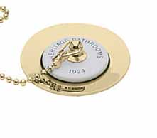 Heritage Bath Waste & Overflow w/ Ceramic Ornate Plug