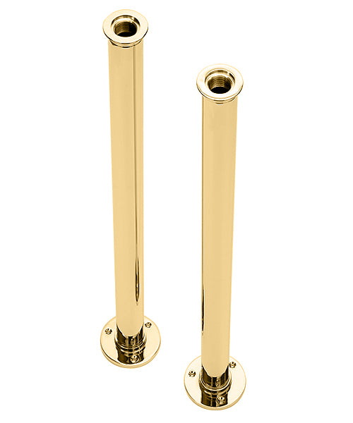 Elegant Heritage Vintage Gold Tap Standpipes 2 Tap Holes
