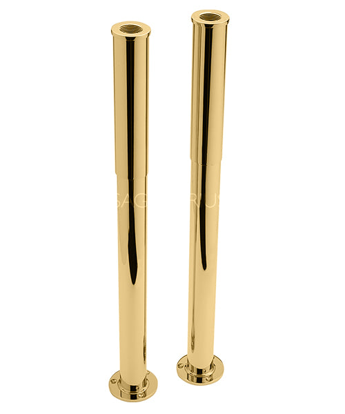 Heritage Freestanding Tap Shrouds Vintage Gold
