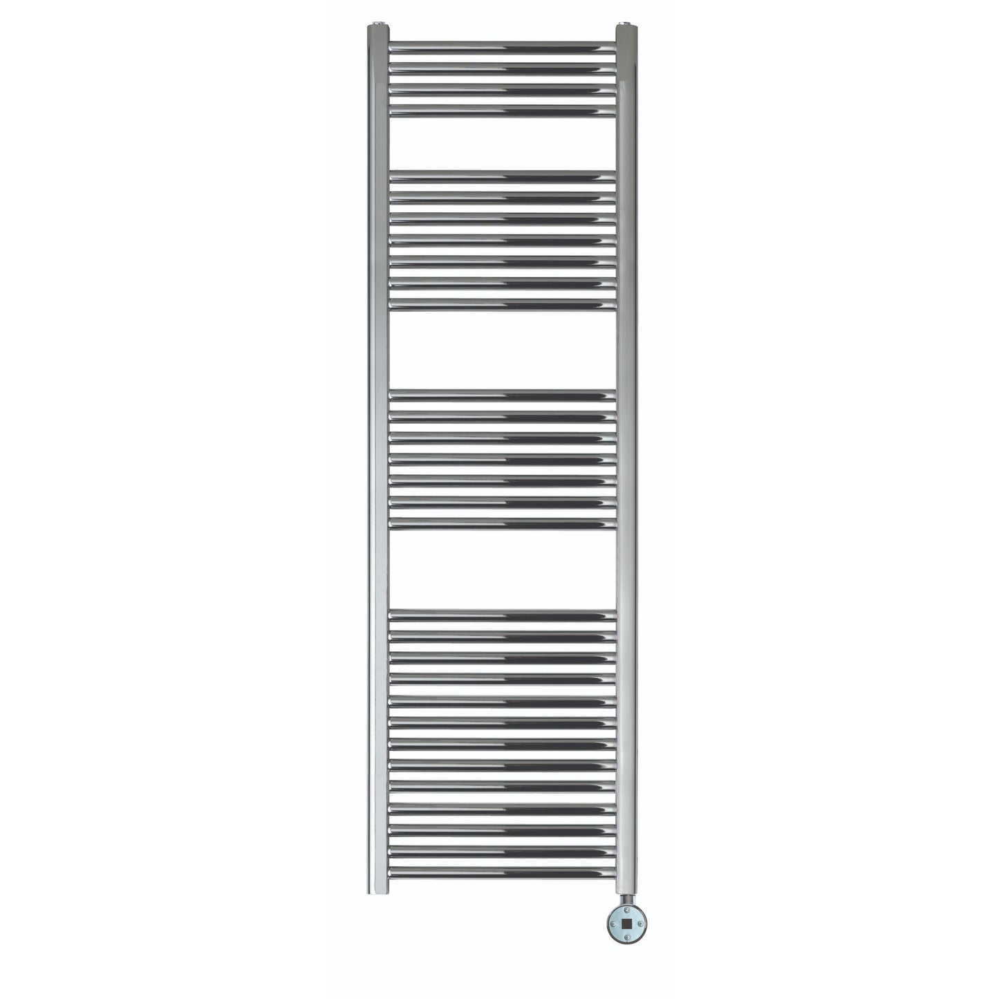 Just Taps Plus Vos Electric Tower Radiator With Thermostat Heating Element - Chrome