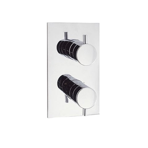 Crosswater Kai Lever 2 Outlet 2 Handle Concealed Thermostatic Shower Valve Portrait