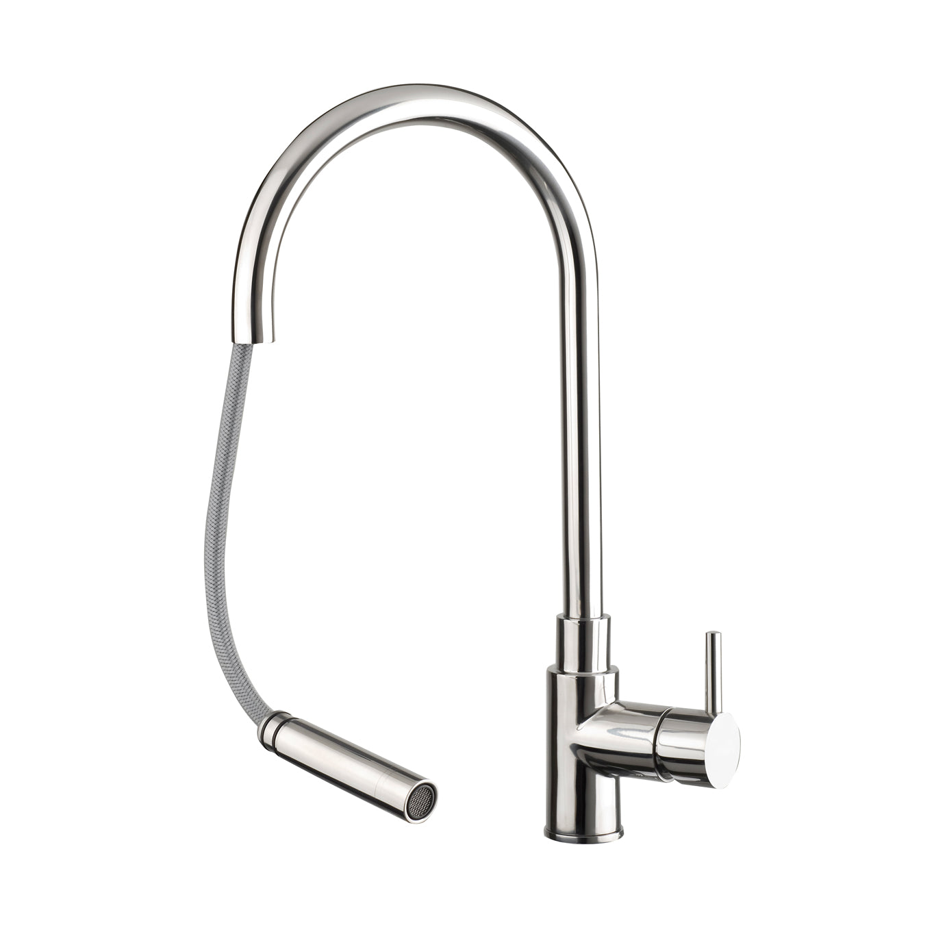 Just Taps Plus Zecca Sink Mixer with Pull Out Spout, Swivel Spout