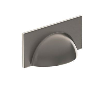 Elegant Cabinet Hardware - Cup Handle 64mm Brushed Nickel