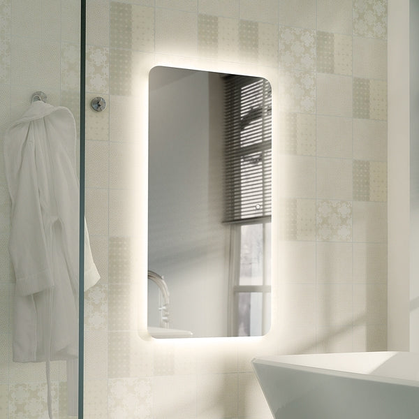 HIB Ambience 50 Mirror 500 x 700mm Rectangular Steam Free LED Mirror