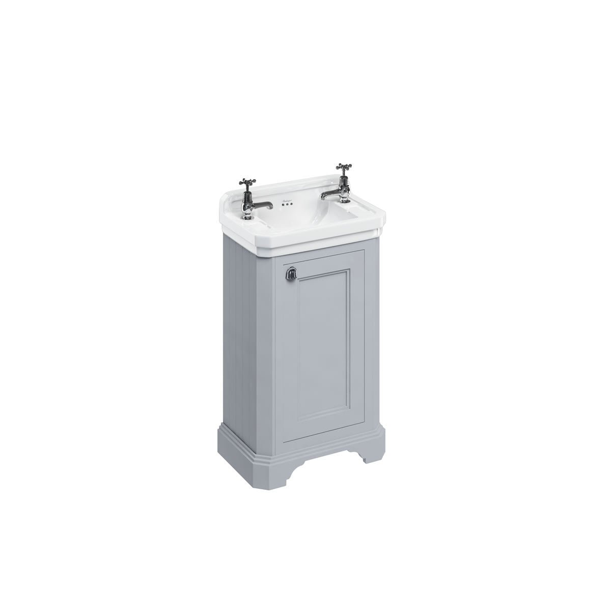 Burlington Cloakroom Basin Unit With Basin - Classic Grey