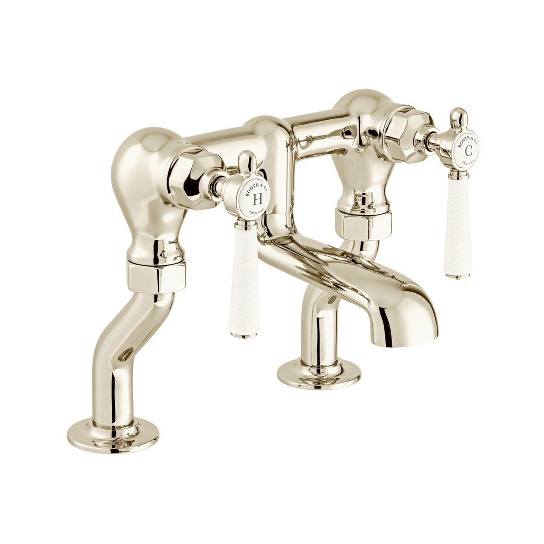 VADO Axbridge Bath Filler Tap with lever handles