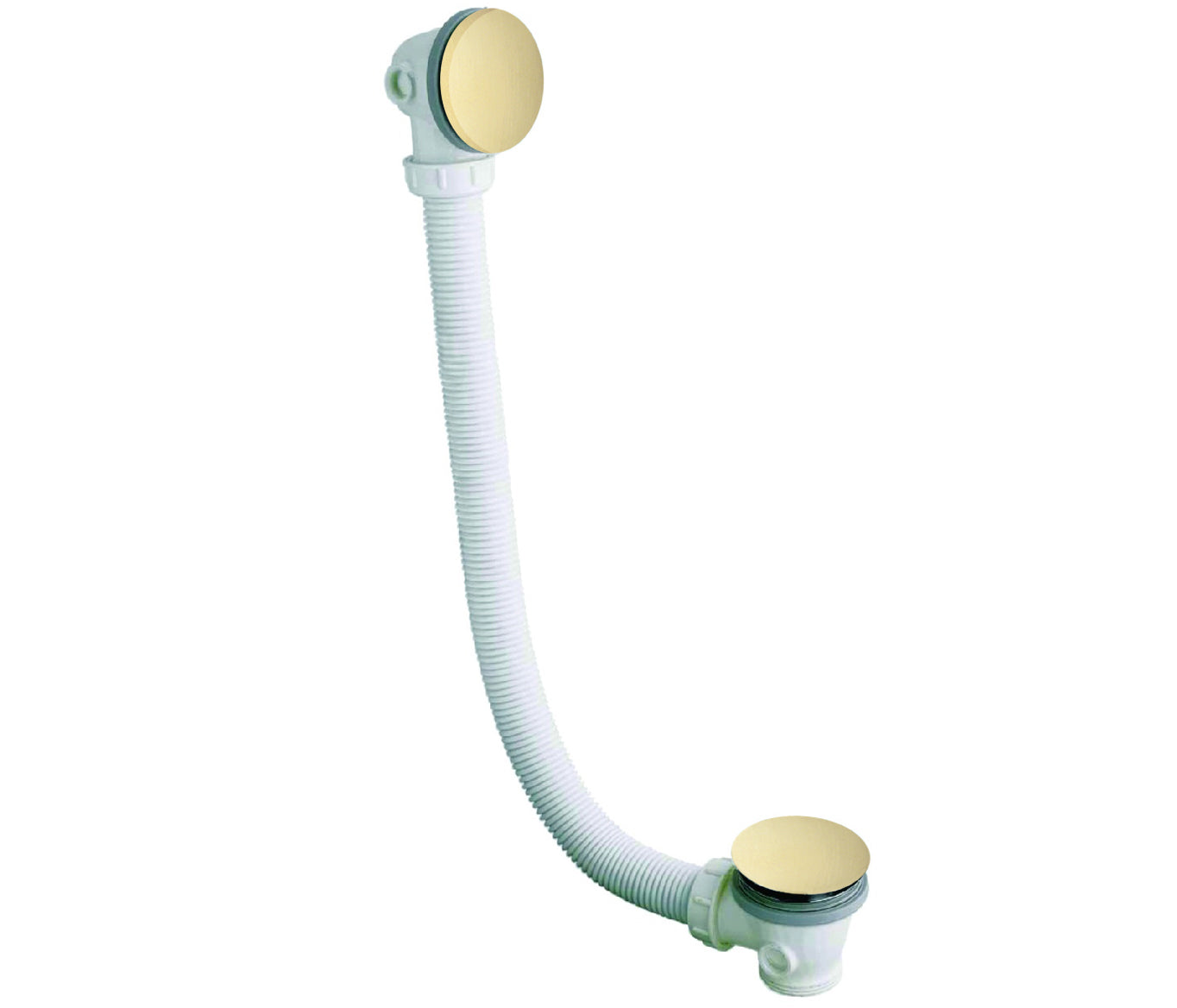 BDC Click Clack Bath Waste Brushed Brass