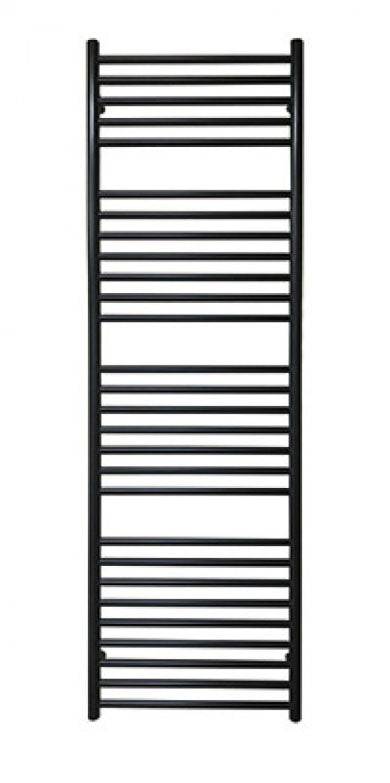 JIS Beacon 1650 x 520mm Stainless Steel Heated Towel Rail Black