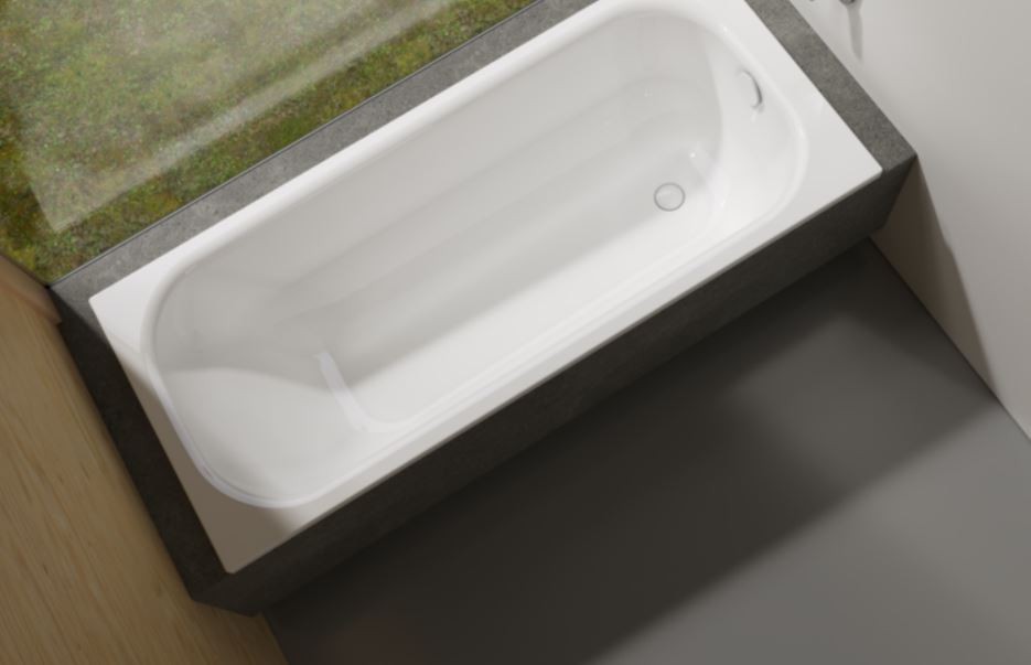 Bette Form No Tap Hole 1750 x 750mm Bath With Grips