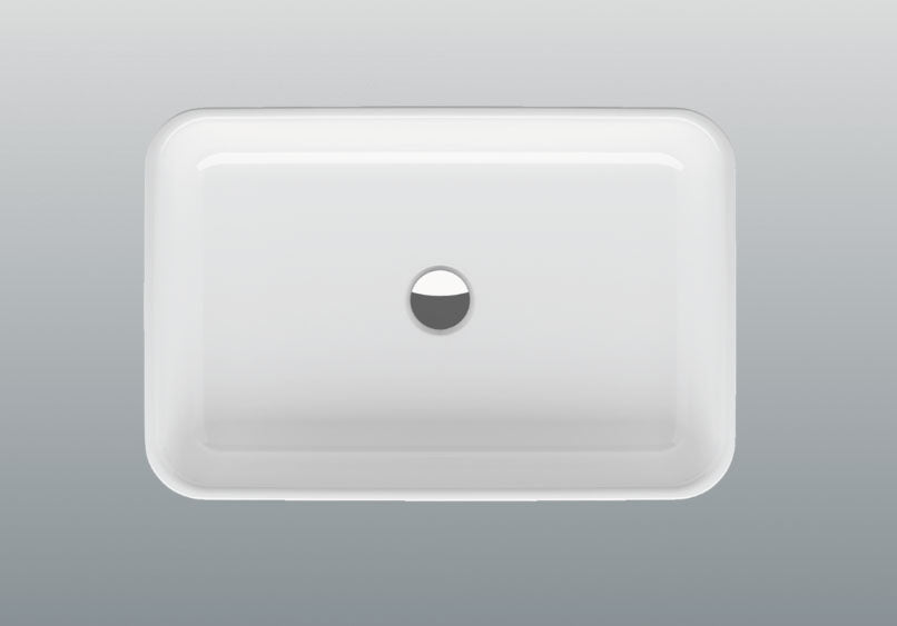 Bette Art Counter Top Basin 600 X 400 No Tap Hole Basin