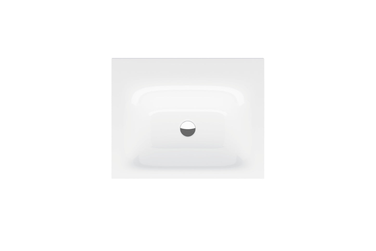 Bette Lux Wall Mounted Basin 600 X 480 No Tap Hole Basin