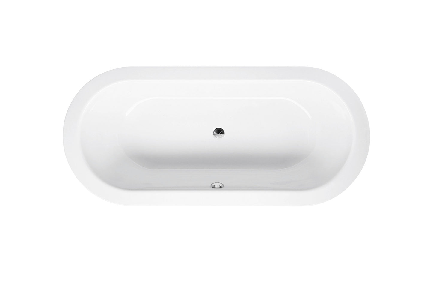 Bette Starlet Oval 1650 X 750mm Double Ended Steel Bath No Tap Hole