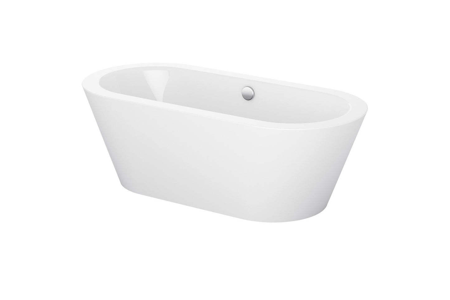 Bette Starlet Oval Silhouette 1650 X 750mm Freestanding Steel Bath No Tap Holes