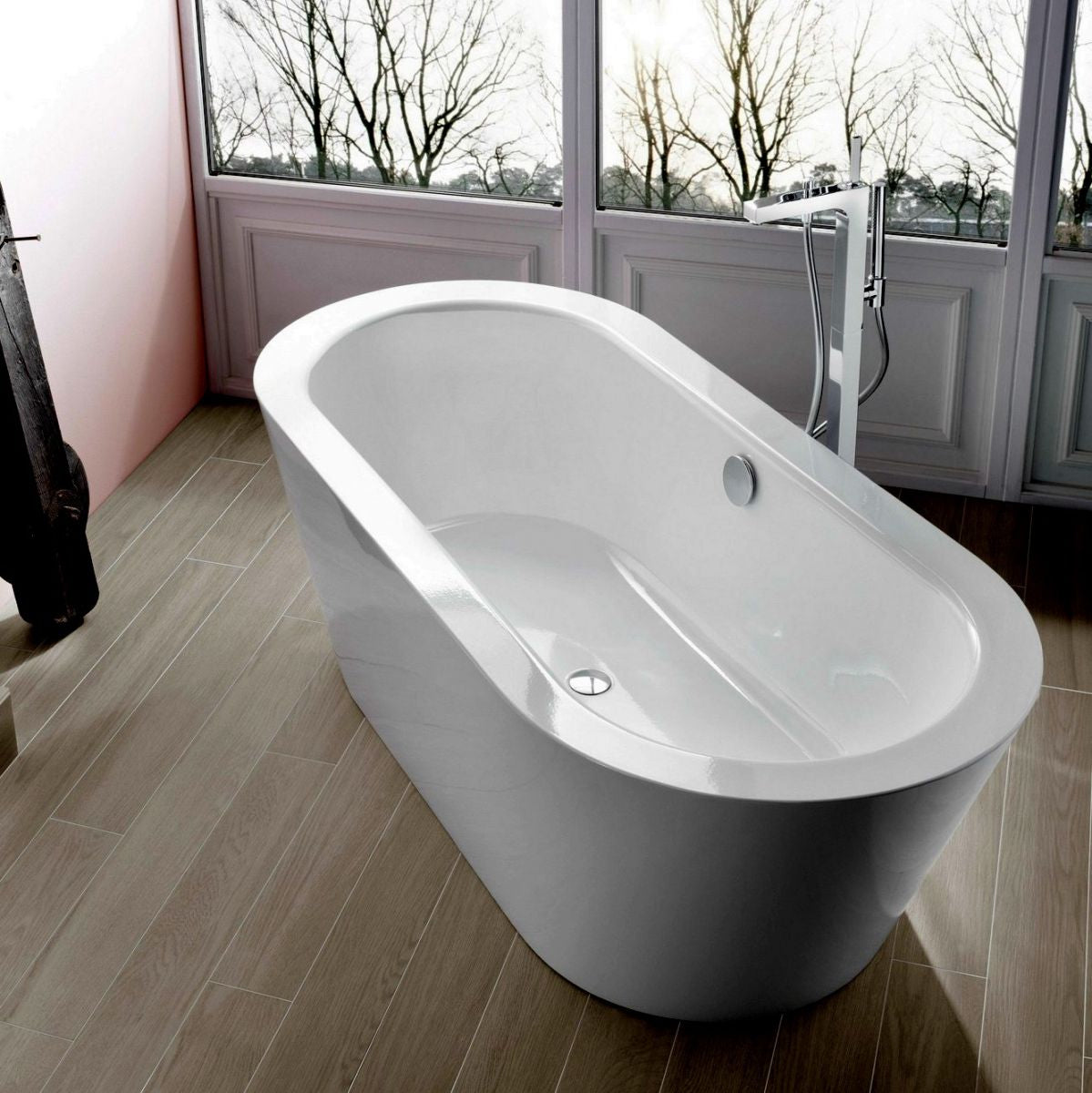 Bette Starlet Oval Silhouette 1650 X 750mm Freestanding Steel Bath No Tap Holes