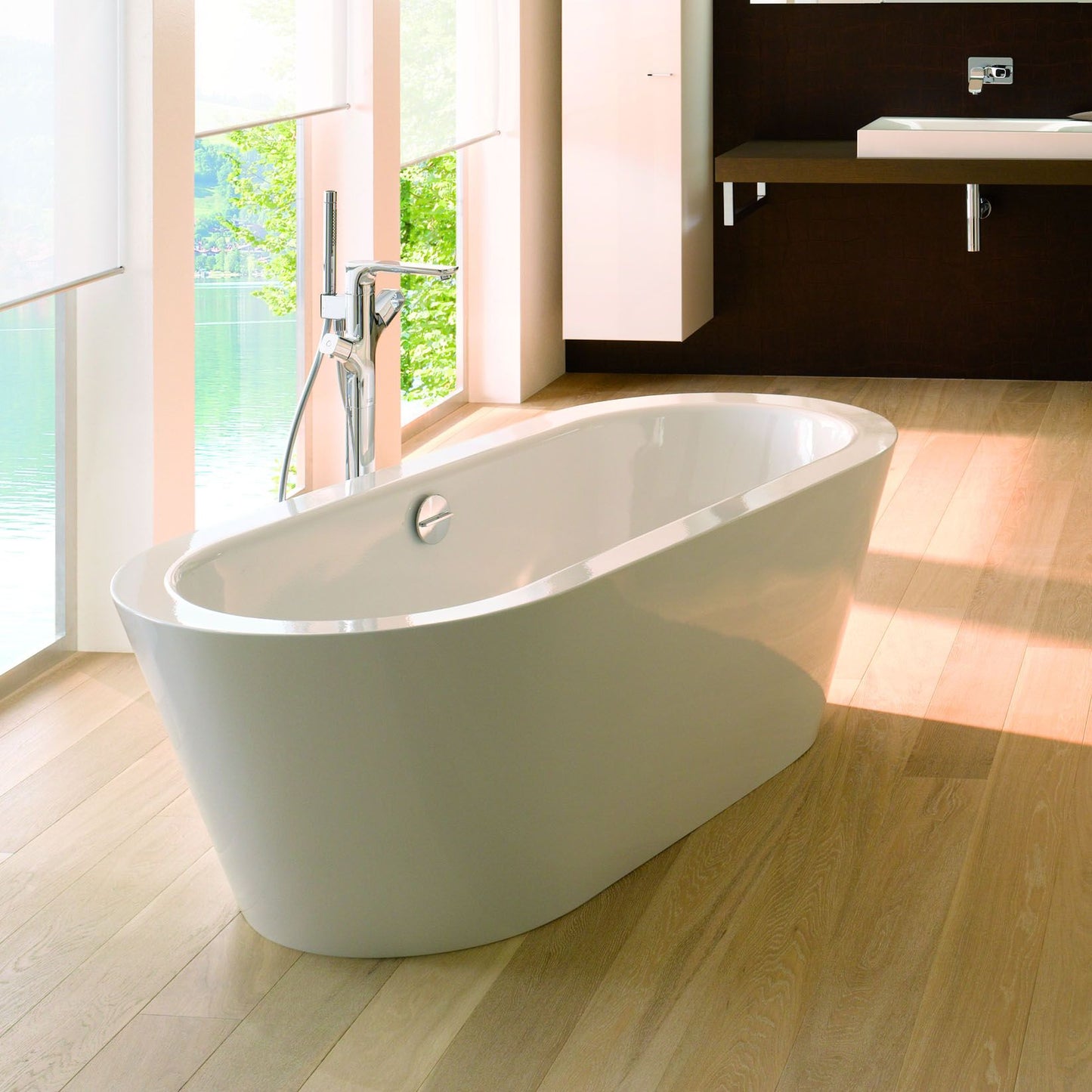 Bette Starlet Oval Silhouette 1650 X 750mm Freestanding Steel Bath No Tap Holes