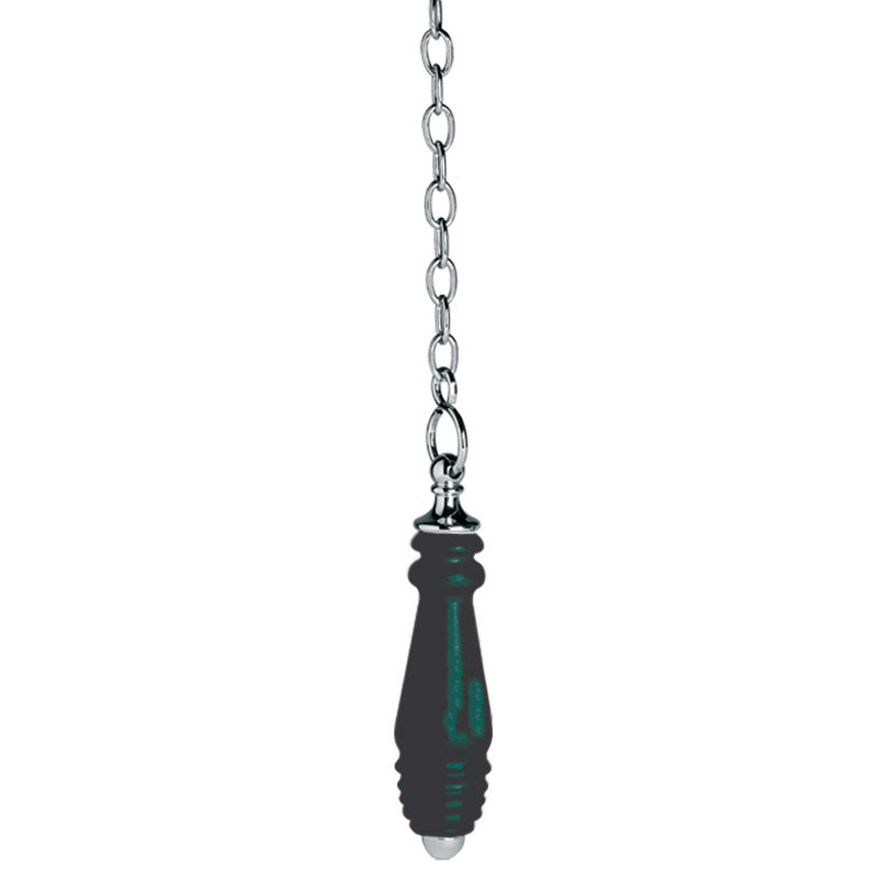 Lefroy Brooks Black Ceramic Pull & Chain (For HL Cistern - choose finish)