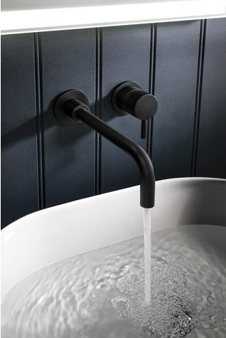 Crosswater MPRO Wall Mounted Basin Mixer Matt Black