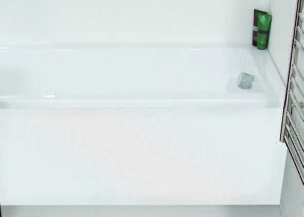 Saneux 1700 White bath panel and plinth