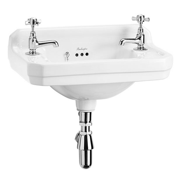 Burlington Edwardian 515 x 308mm Cloakroom Basin 2 Tap Hole