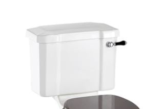 Burlington 440 CC Black Lever Cistern