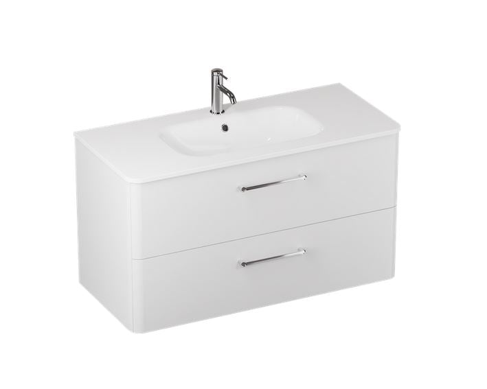 Elevate Your Bath With Camberwell 1000mm Unit Frosted White