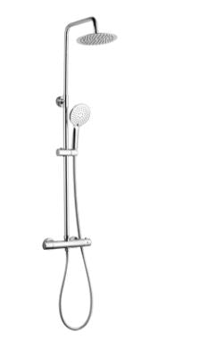 SW6 Thermostatic Bar Shower Overhead Drencher & Sliding