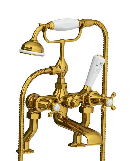 Lefroy Brooks Connaught Bath Shower Mixer w/ Hose & Handset