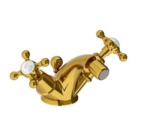 Lefroy Brooks Connaught Monobloc Bidet Mixer With Pop Up Waste (choose finish)