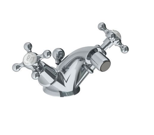 Lefroy Brooks Connaught Monobloc Bidet Mixer With Pop Up Waste (choose finish)