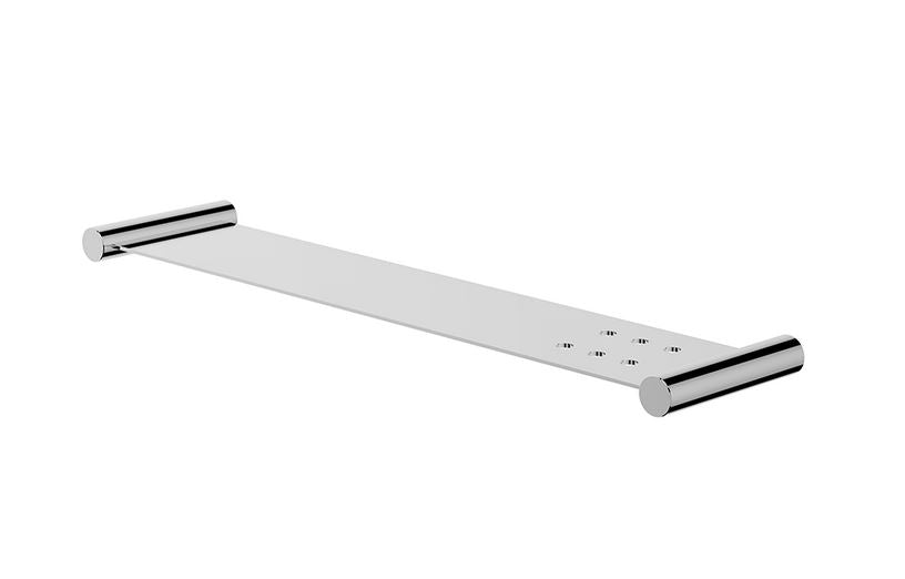 Hoxton 396 x 90 x 18mm Wall Mounted Shelf in Chrome Finish