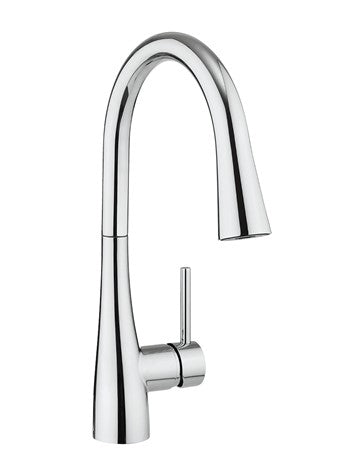 Crosswater Cook Side Lever Kitchen Mixer with Concealed Dual Function Spray