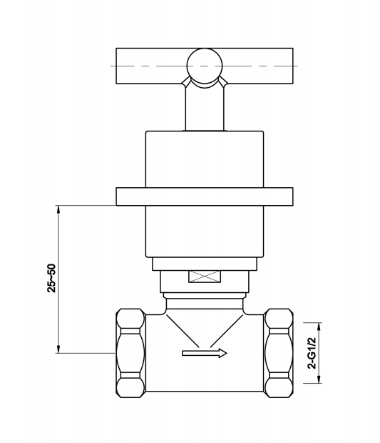 Just Taps Solex Concealed Stop Valves With Flange 3/4"